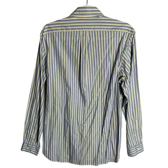 Ralph Lauren Size: 15.5, 39 Mens Striped Button Up Shirt Classic Fit 100% Cotton - Picture 2 of 10